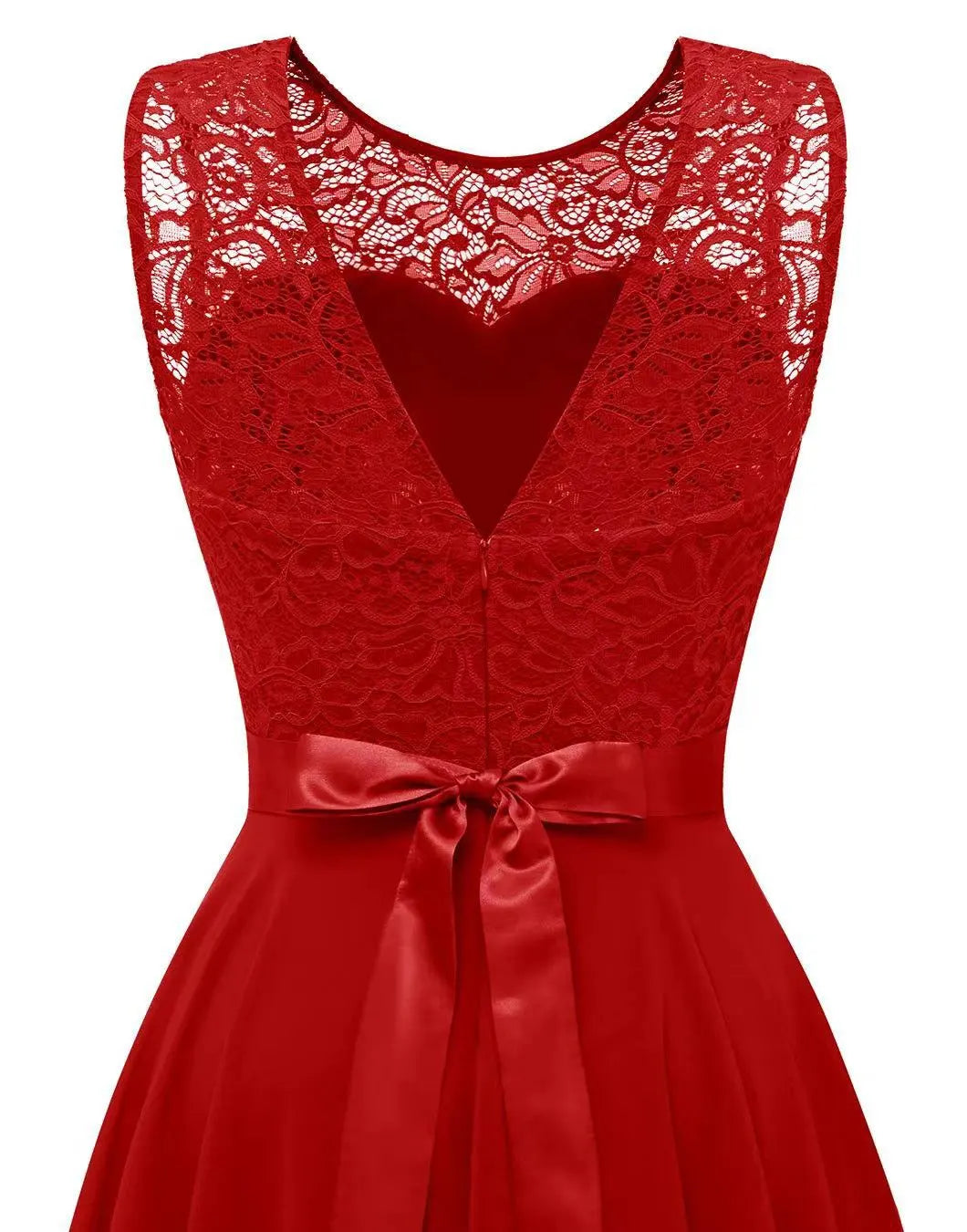 Women's Wedding Guest Dress, High Low Sleeveless Party Dress, XS-3XL