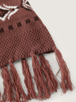 Fringe Hem Sweater Vest