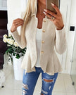 Argyle Cable Knit Cardigan