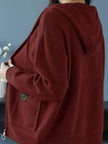 Women's Zip Up Hooded Cardigan, Lightweight Knit Hoodie with Pockets, S-L