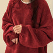 Women's Drop Shoulder Sweater, Relaxed Knit Pullover, S-2XL
