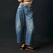 Barrel High Waist Barrel Leg Jeans