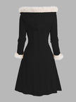 Women's Hooded Longline Coat, Faux Fur Trim Toggle Winter Coat, S-2XL