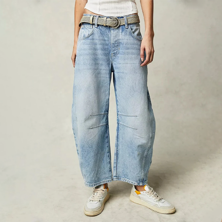 Barrel High Waist Barrel Leg Jeans