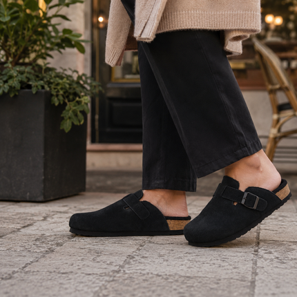 Hana Fur-Lined Clog