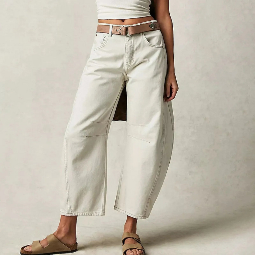 Barrel High Waist Barrel Leg Jeans