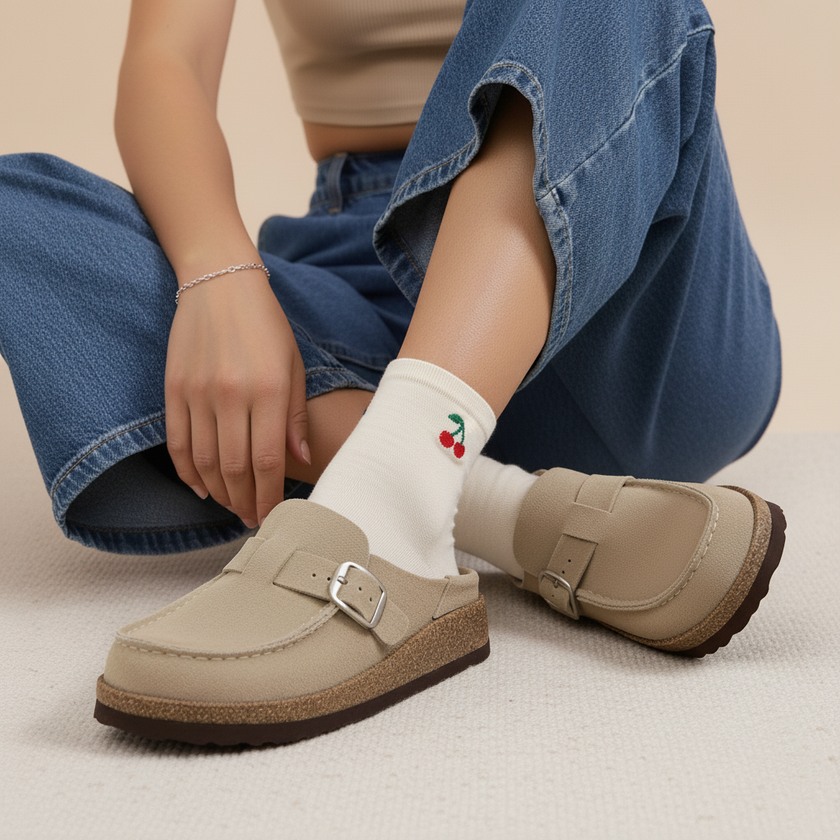 Hobby Suede Clogs