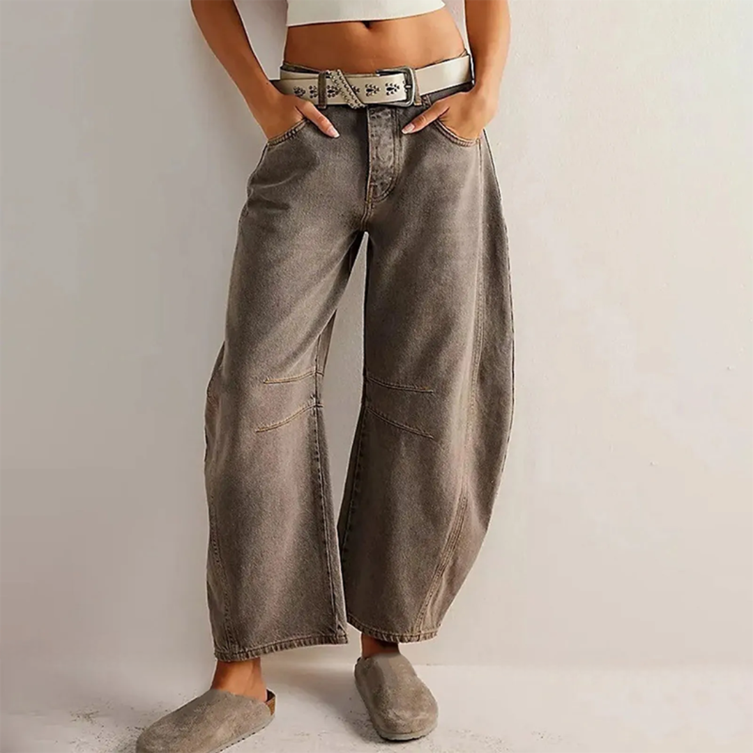 Barrel High Waist Barrel Leg Jeans