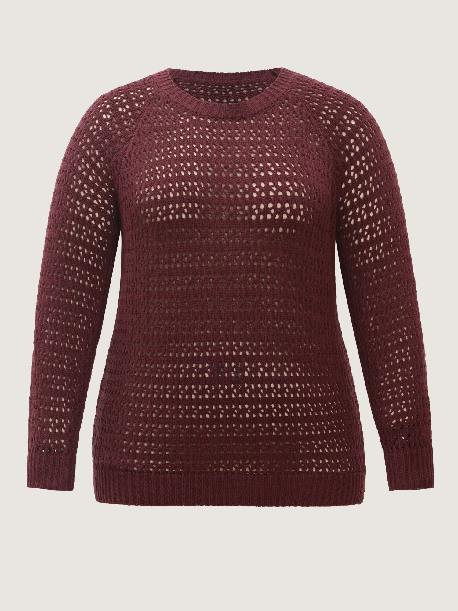 Cable Knit Cut Out Pullover Sweater