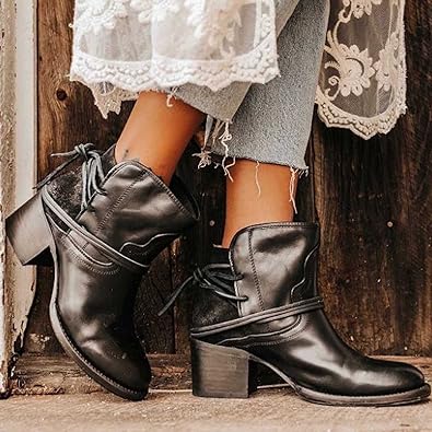 Harlow Western Ankle Boots