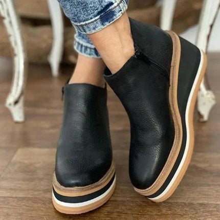 Women's Waterproof Ankle Boots, Non Slip Cushioned Booties