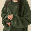 Women's Drop Shoulder Sweater, Relaxed Knit Pullover, S-2XL