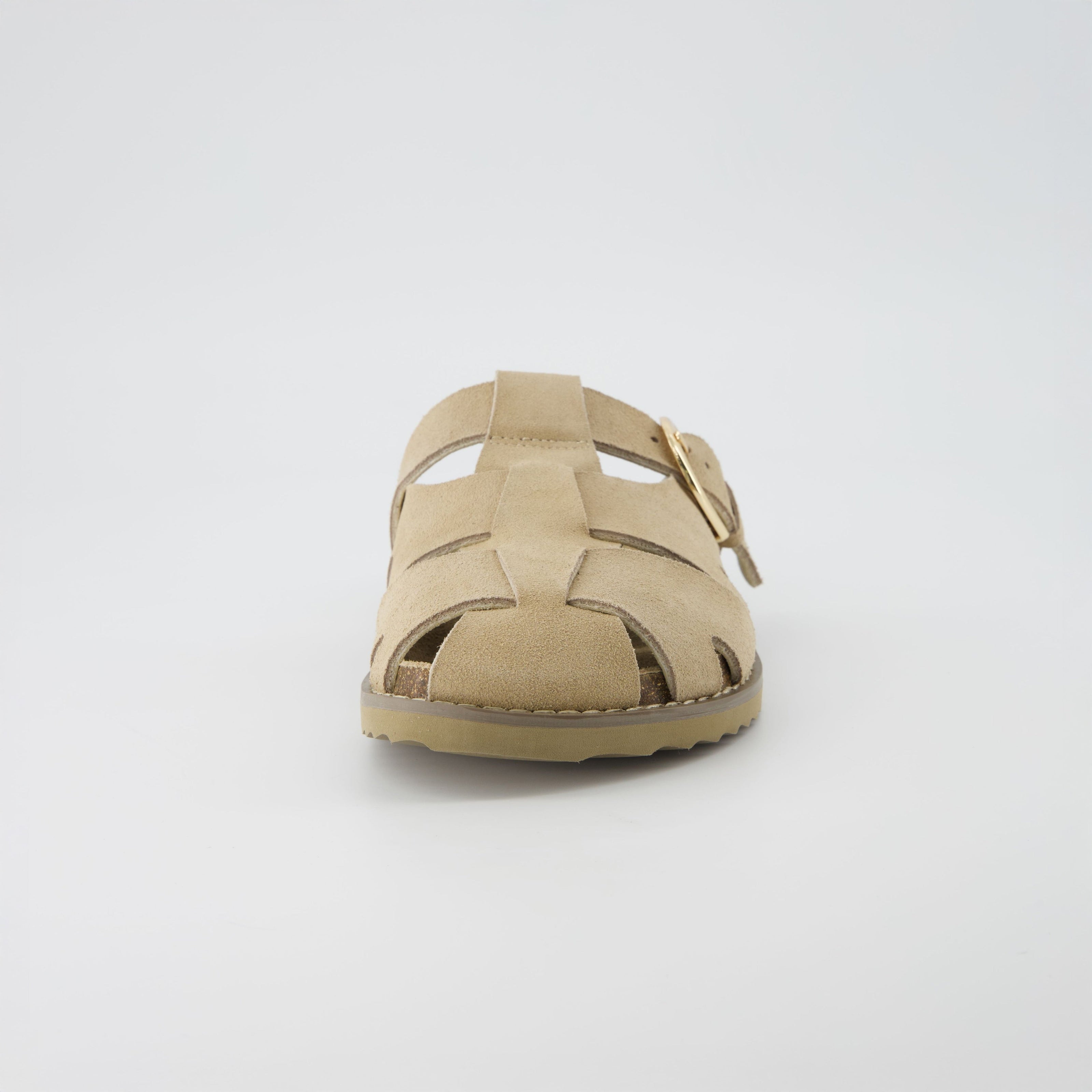 Benson Suede Buckle Clogs for Women