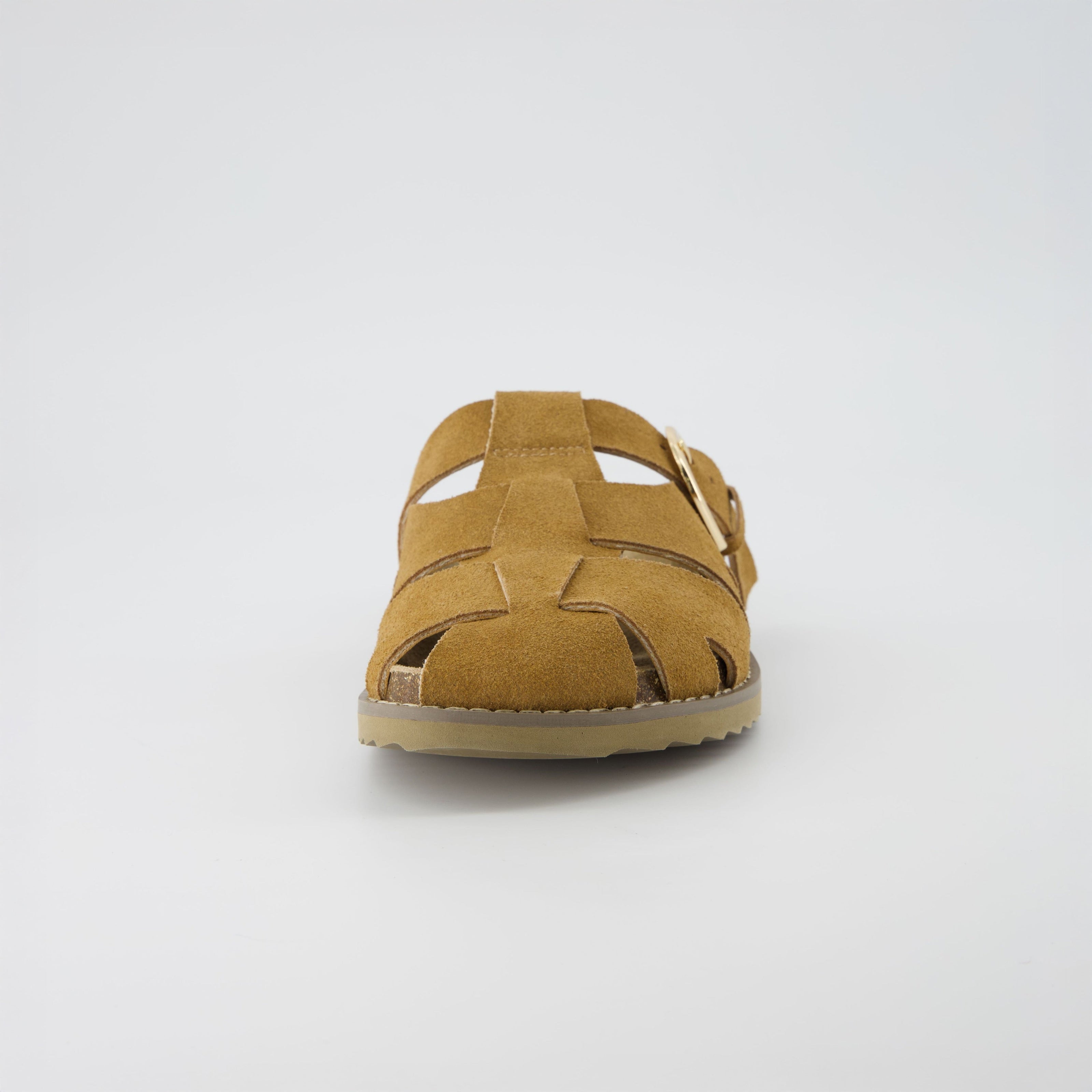 Benson Suede Buckle Clogs for Women