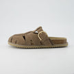 Benson Suede Buckle Clogs for Women