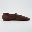Bistro Woven Flats with Buckle Strap