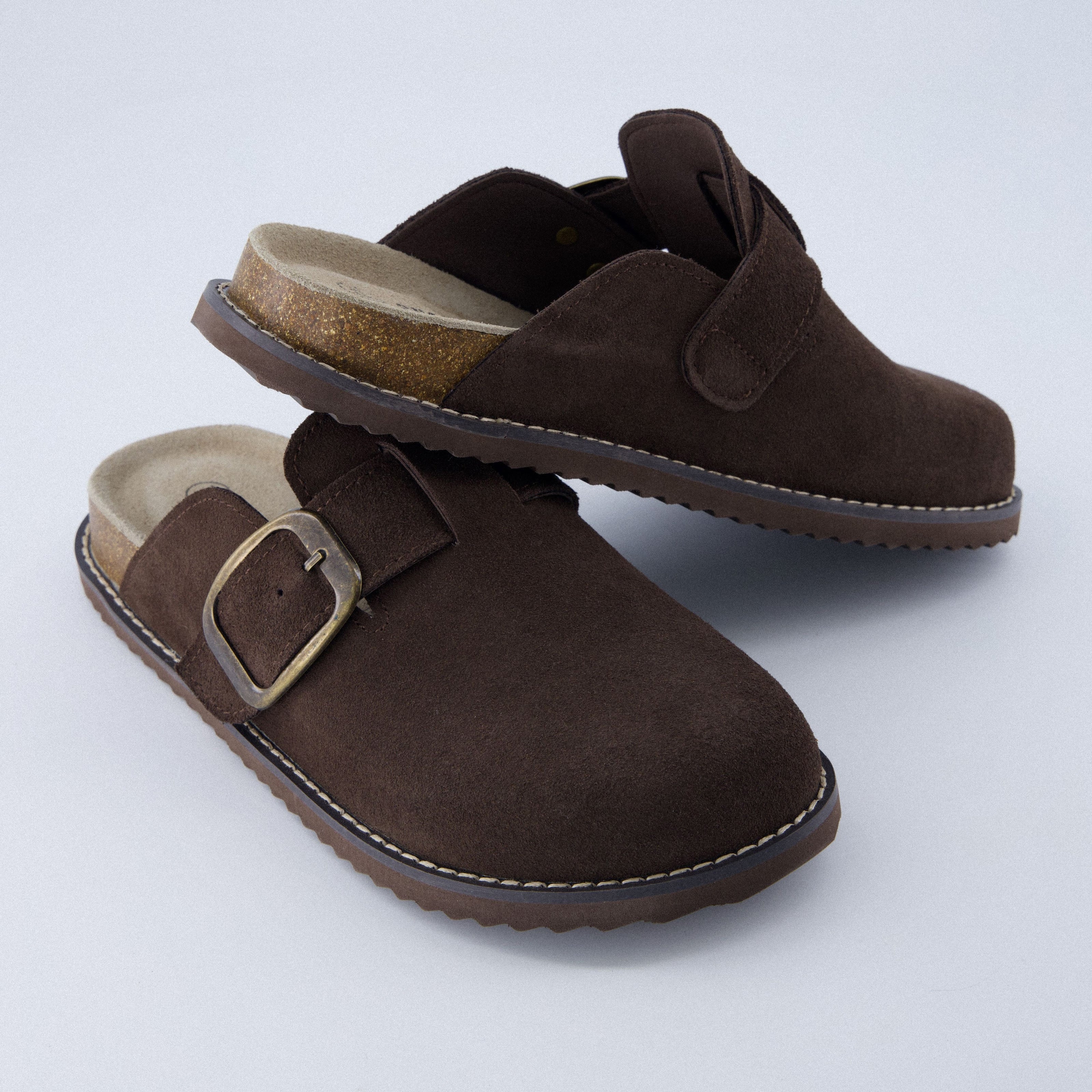 Blain Suede Slip-On Clogs
