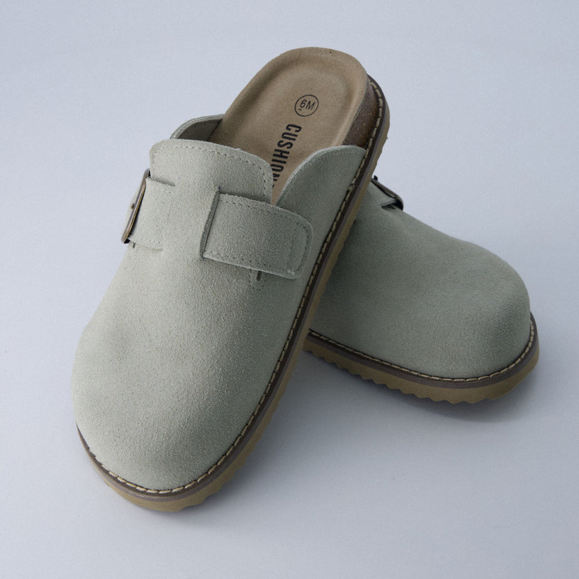 Blain Suede Slip-On Clogs