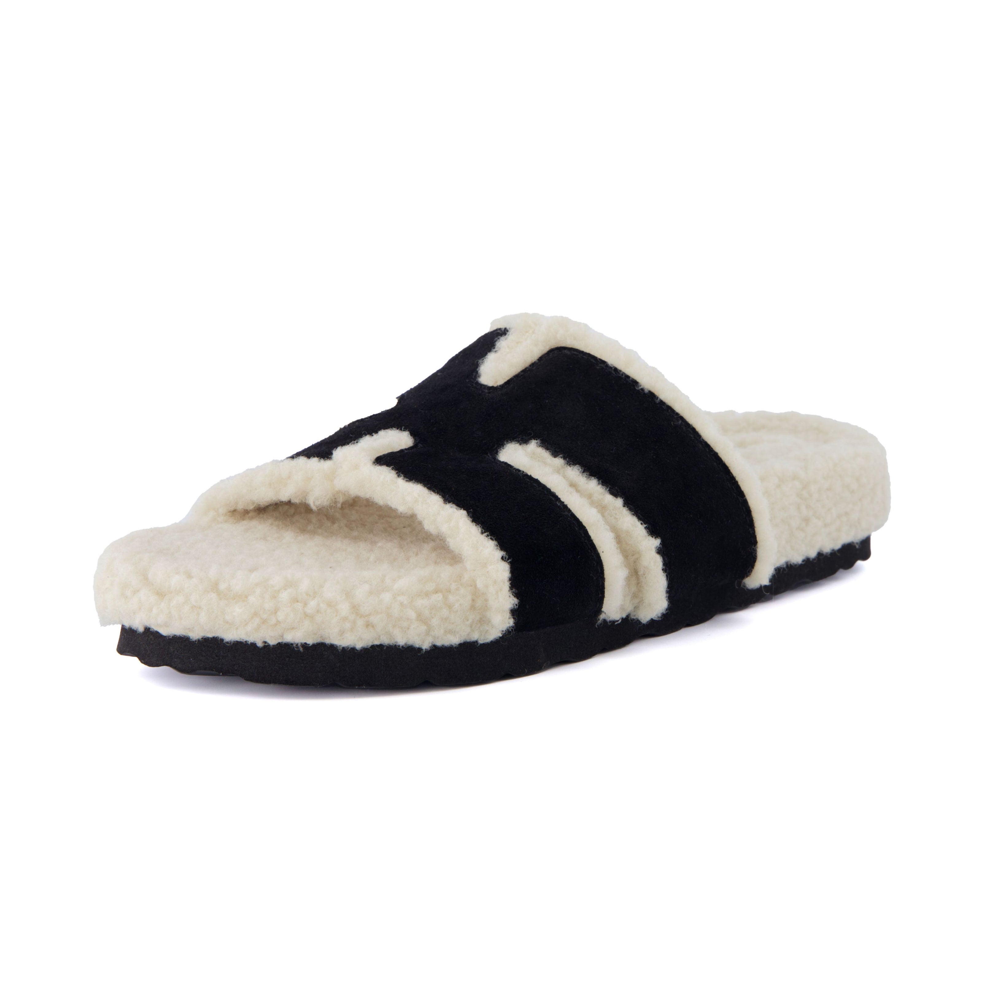 Cuddle Faux Shearling Slide Slippers
