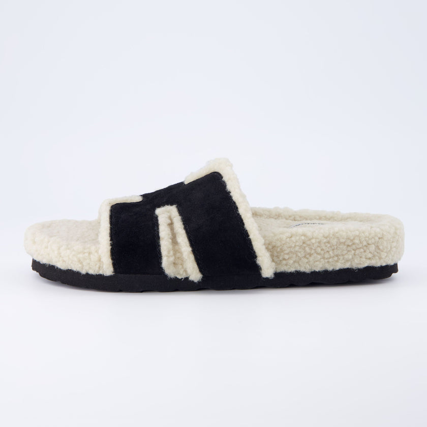Cuddle Faux Shearling Slide Slippers