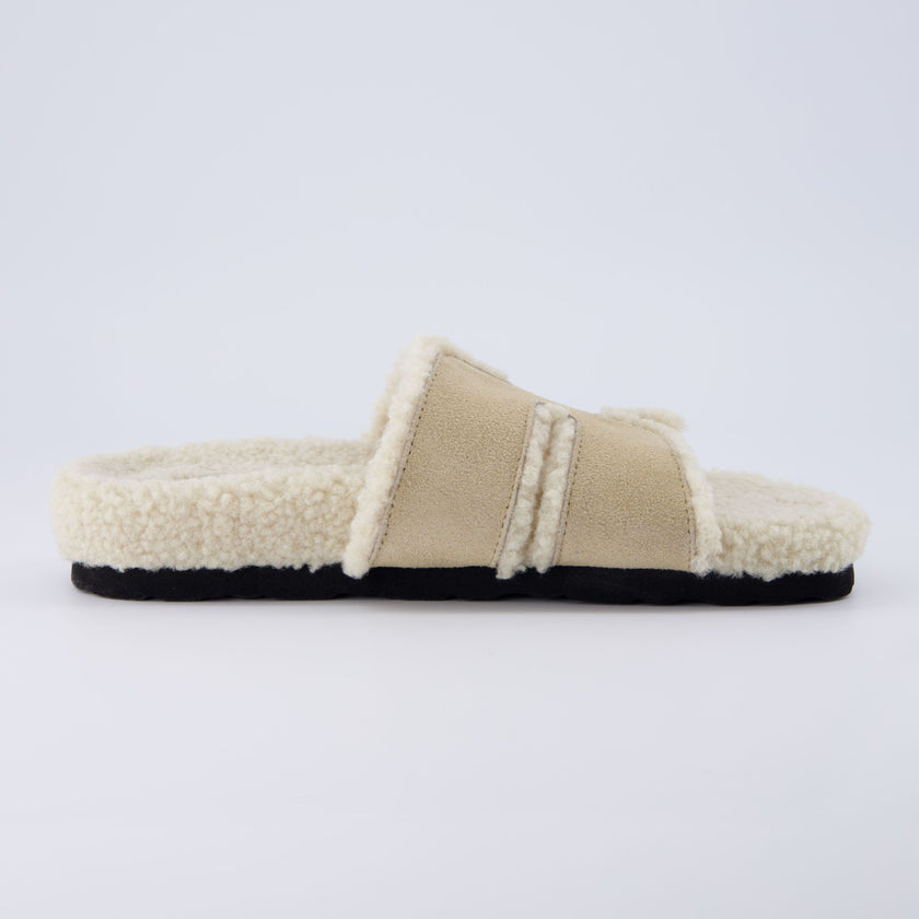 Cuddle Faux Shearling Slide Slippers