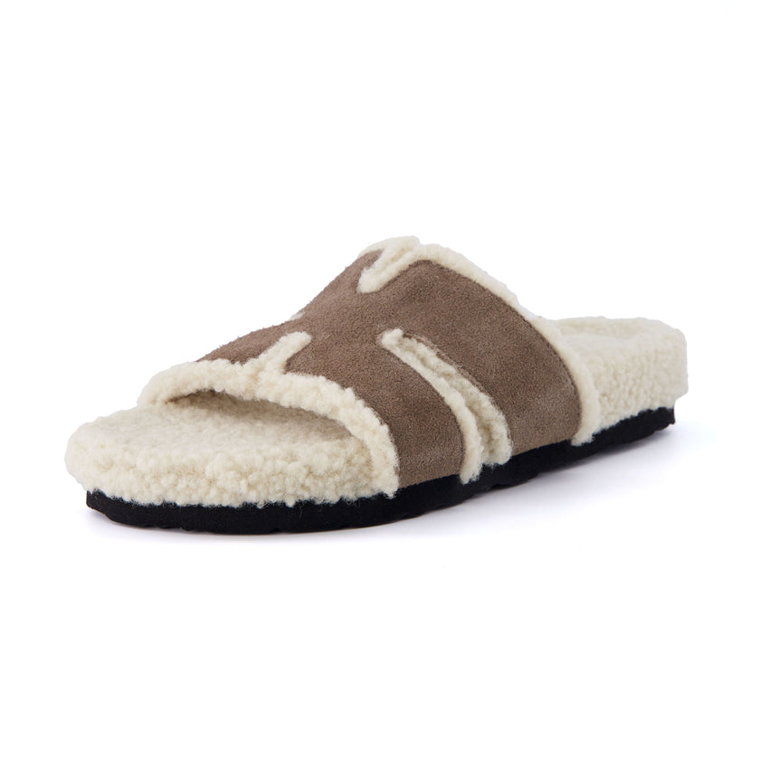 Cuddle Faux Shearling Slide Slippers