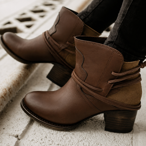 Harlow Western Ankle Boots