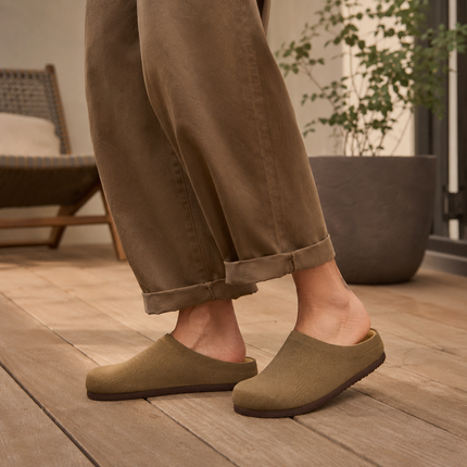 Sils Knit Cork Footbed Clogs for Women