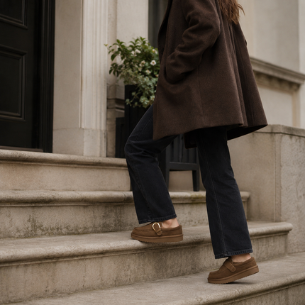 Origin Suede Memory Foam Slippers