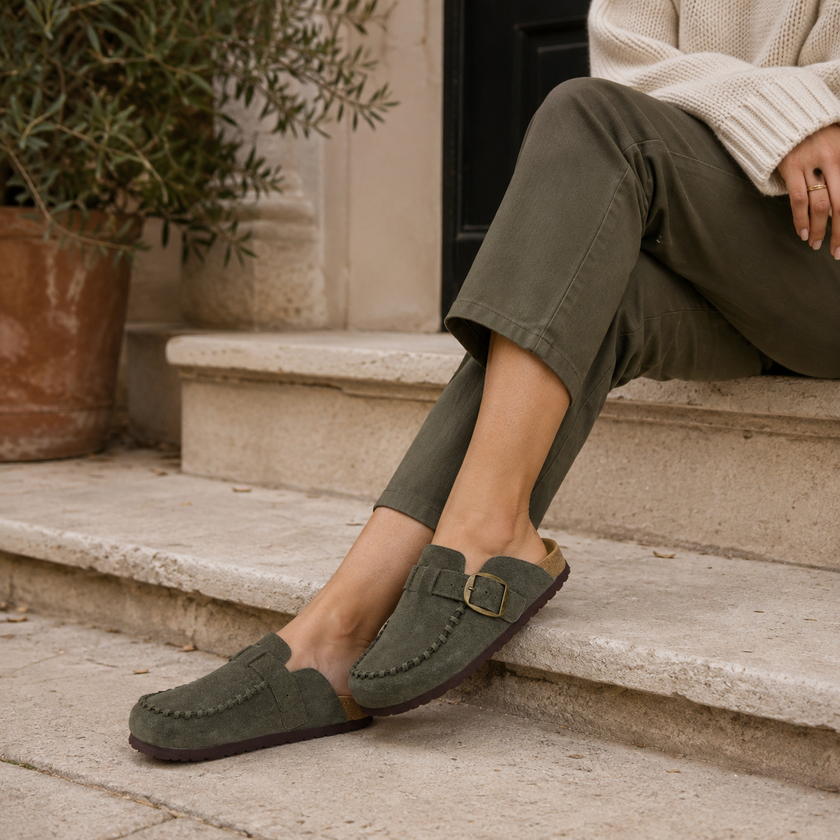 Canoe Suede Slip On Shoes for Women
