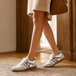 Piper Retro Colorblock Low Top Sneakers in Khaki