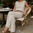 Sienna Two Piece Set Sleeveless Top and Trousers