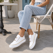 Luna Platform Sneakers Gold Chain Detail