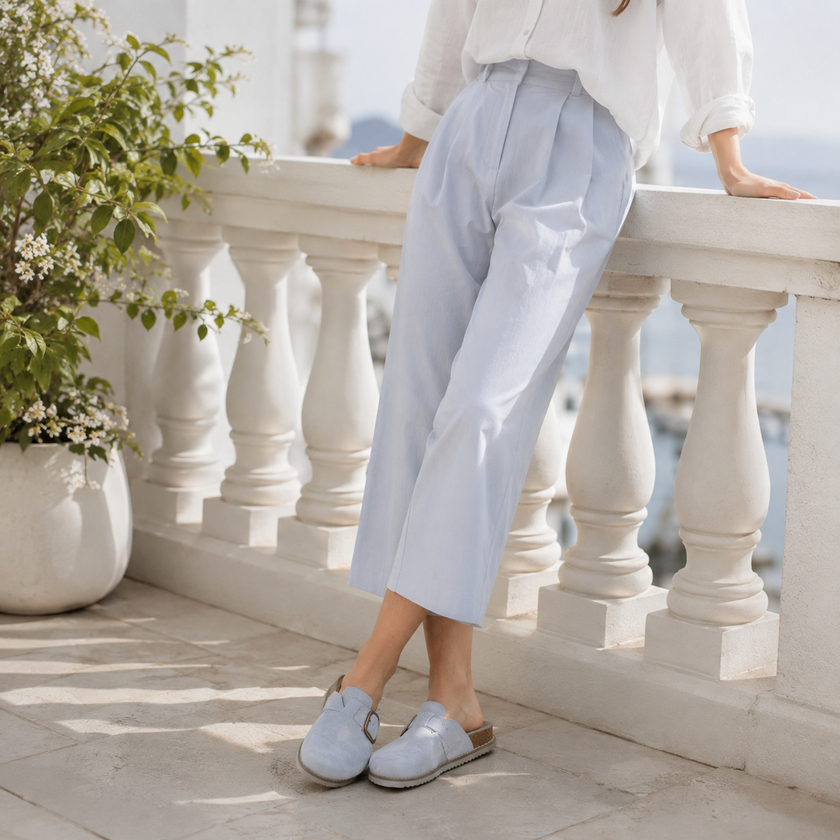 Blain Suede Slip-On Clogs