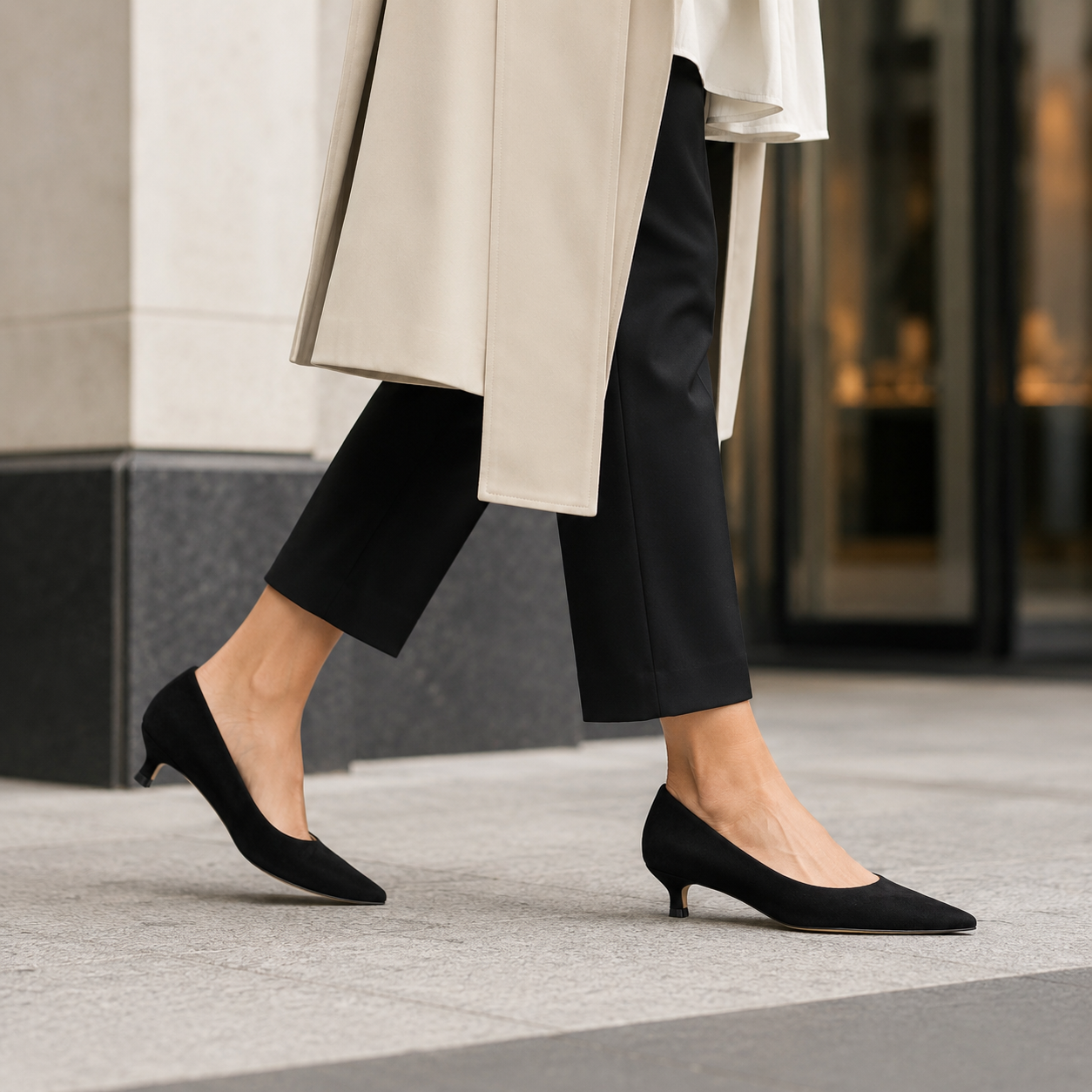 Bay Kitten Heel Pump