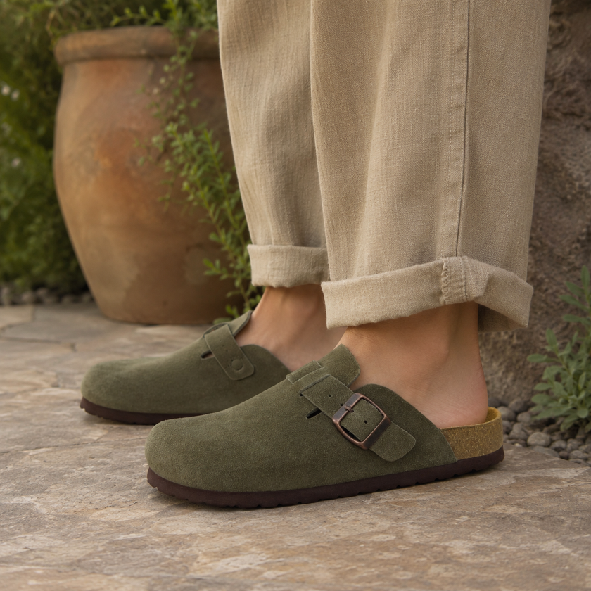 Hana Leather Clog