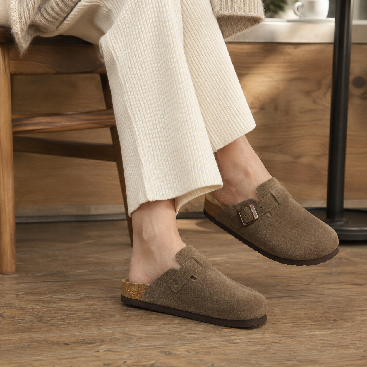 Hana Leather Clog