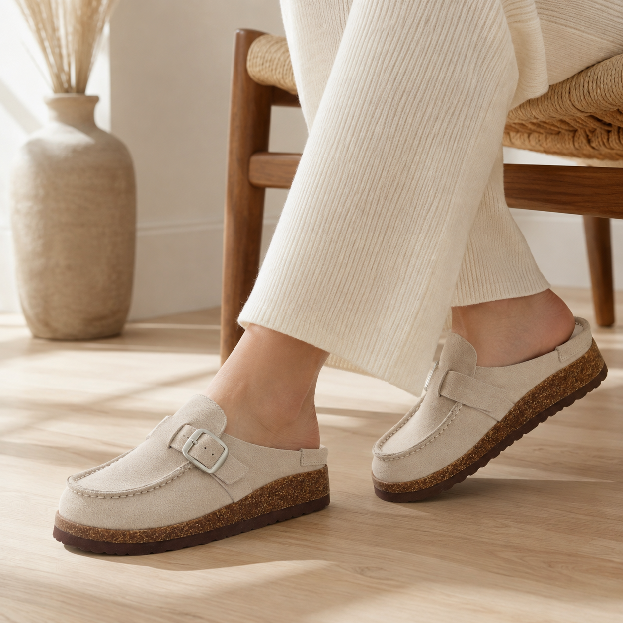 Hobby Suede Clogs