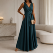 Hailey | Women Wedding Guest Elegant Wrap Maxi Dress