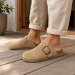 Blain Suede Slip-On Clogs