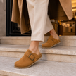 Blain Suede Slip-On Clogs