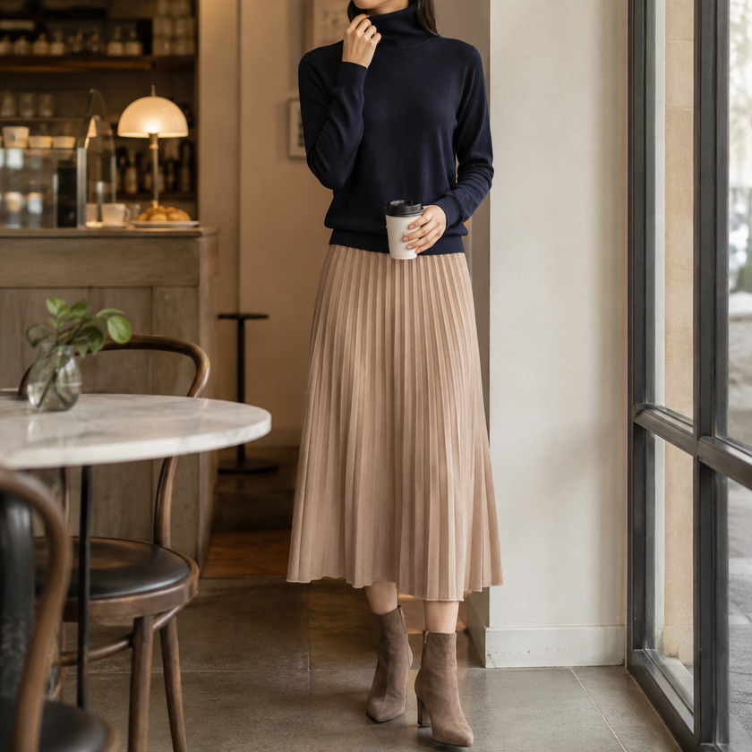 Thea Relaxed Turtleneck Sweater