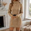Freya Cable Knit Sweater Dress