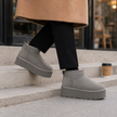 Hippy | Wide Width Platform Ankle Boots, Fur Lined