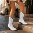 Taren | Arch Support Western Boots, Side Zip