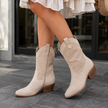 Taren | Arch Support Western Boots, Side Zip