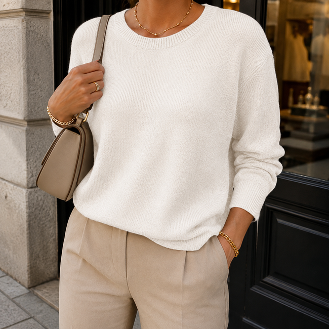 Women's Knit Pullover Sweater, Relaxed Fit, 11 Colors, S-3XL
