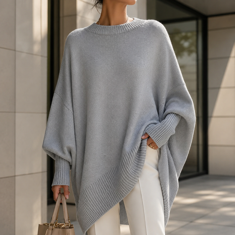 Jennifer | Oversized Drop Shoulder Knit Sweater