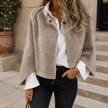 Veloura | Long Sleeve Round Neck Coat