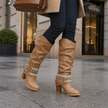 Slouch Knee High Boots for Women, Block Heel | Isla